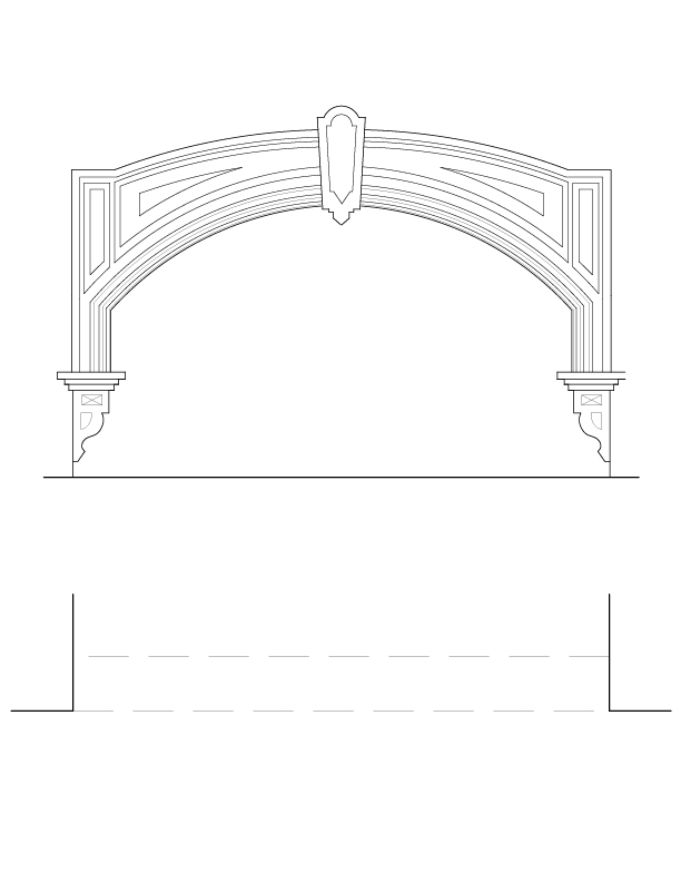 INTERIOR ARCH AND SECTION
