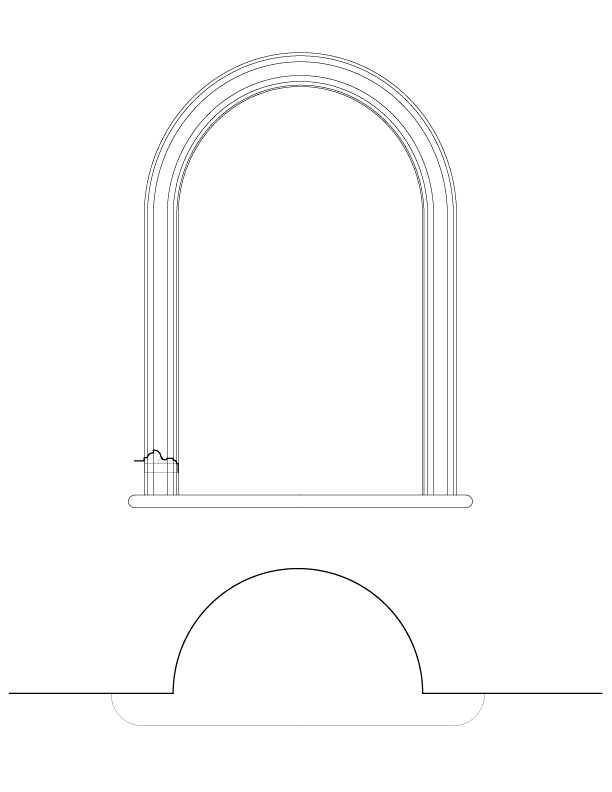 INTERIOR ARCH AND SECTION