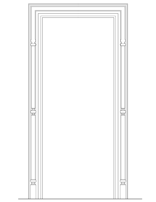 DOORWAY ELEVATION