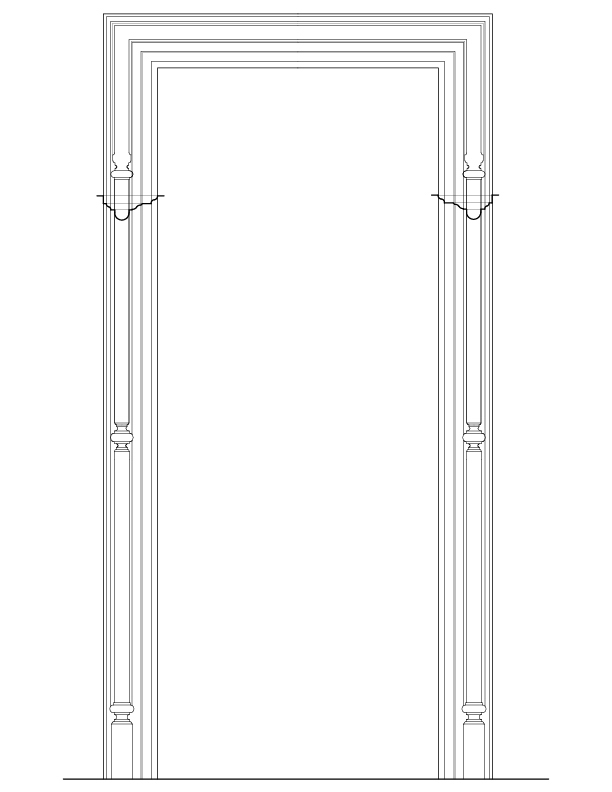 DOORWAY ELEVATION