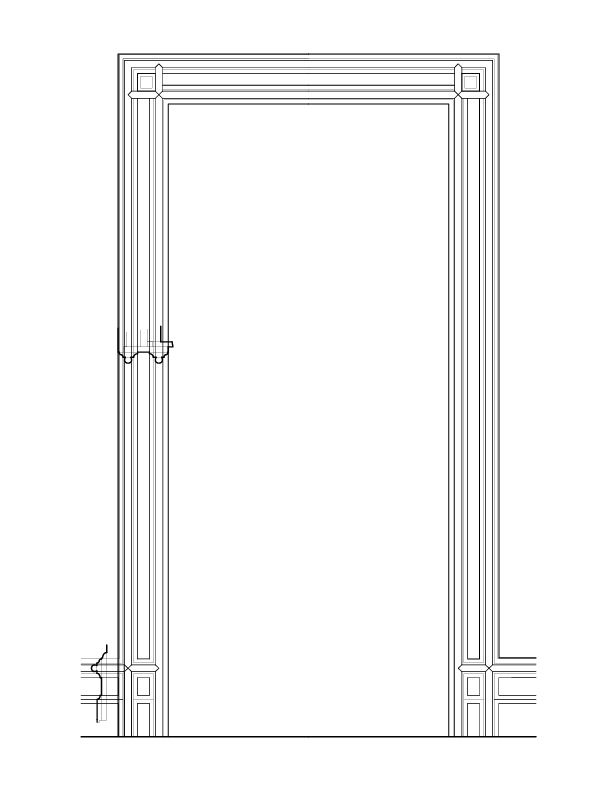 DOORWAY ELEVATION