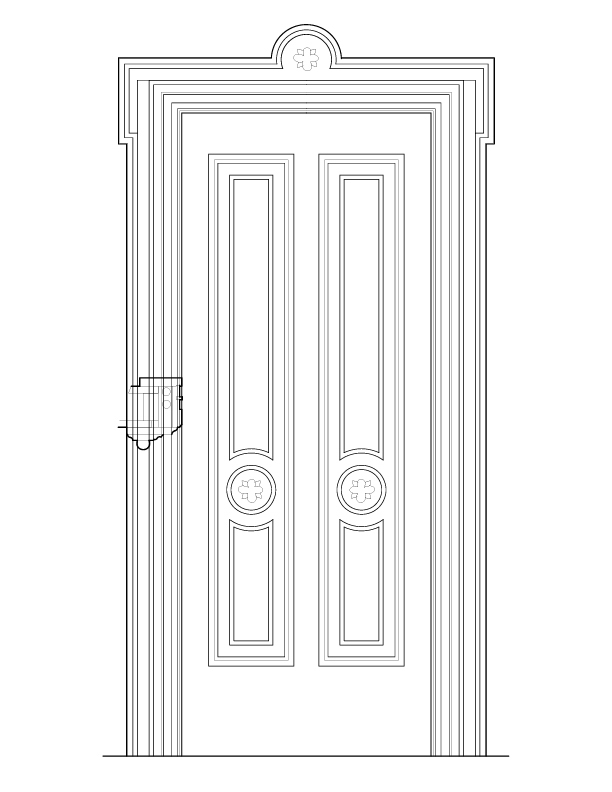 DOORWAY ELEVATION