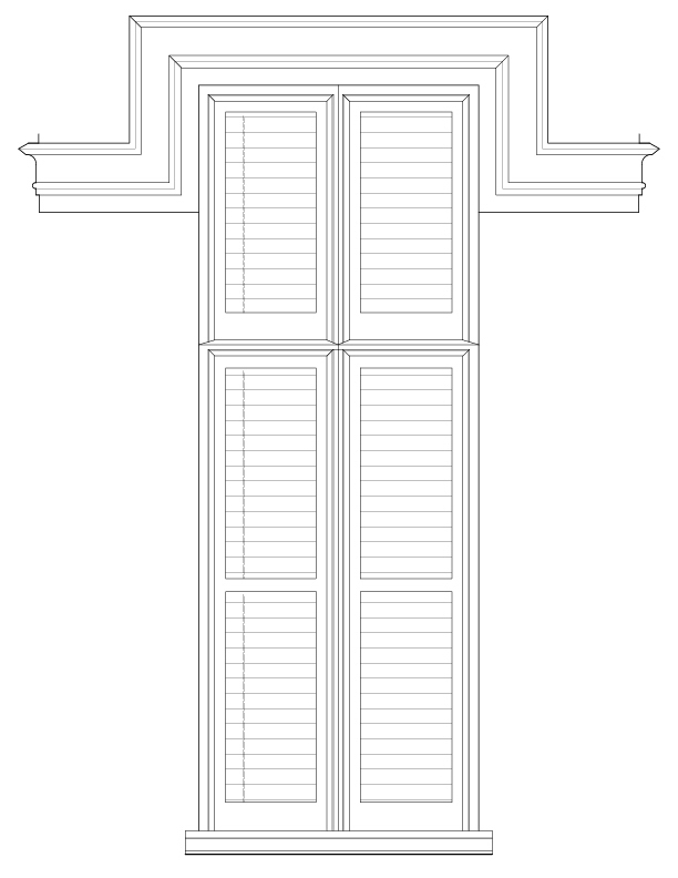 WINDOW C EXTERIOR ELEVATION