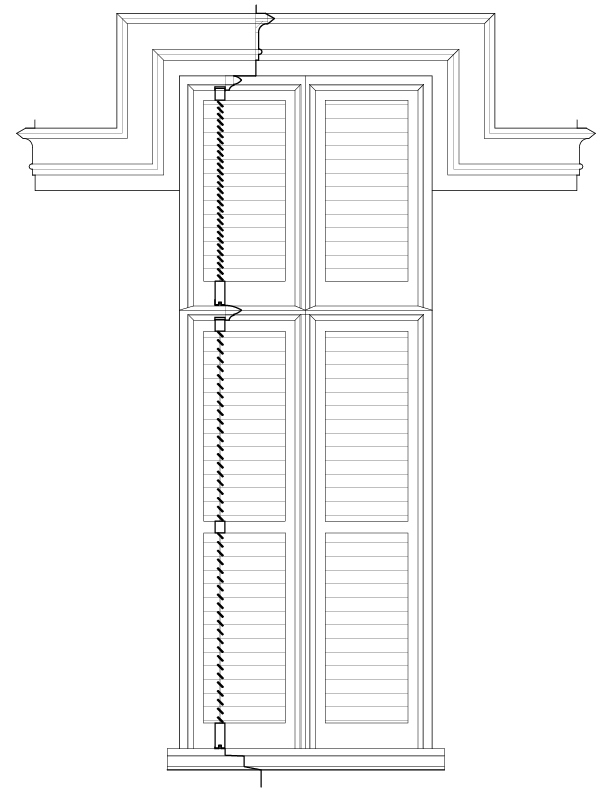 WINDOW C EXTERIOR ELEVATION