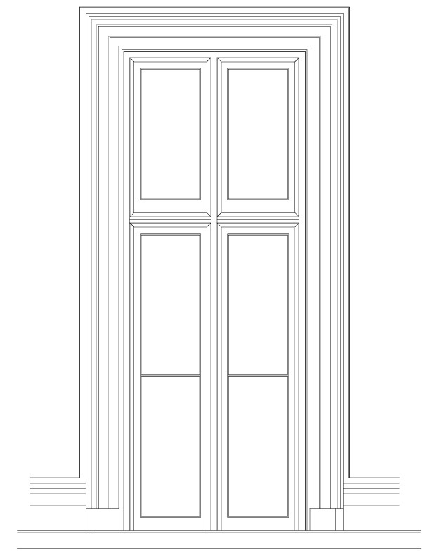 WINDOW C INTERIOR ELEVATION