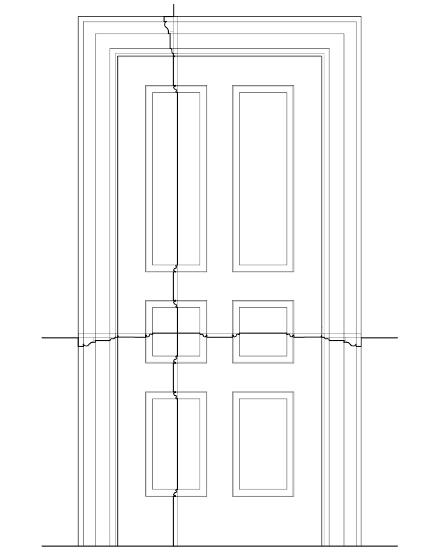 DOOR B ELEVATION
