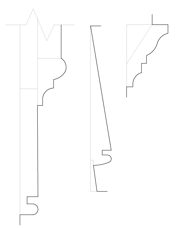 MAIN CORNICE MOULDINGS