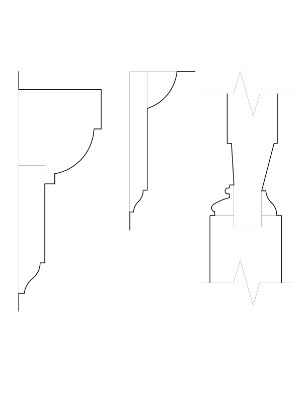 EAST ENTRANCE MOULDINGS