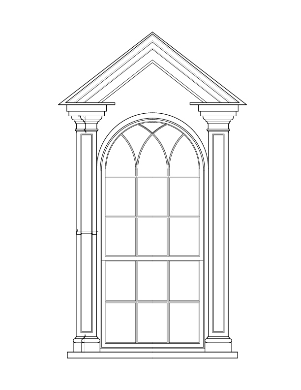 TYPICAL DORMER ELEVATION
