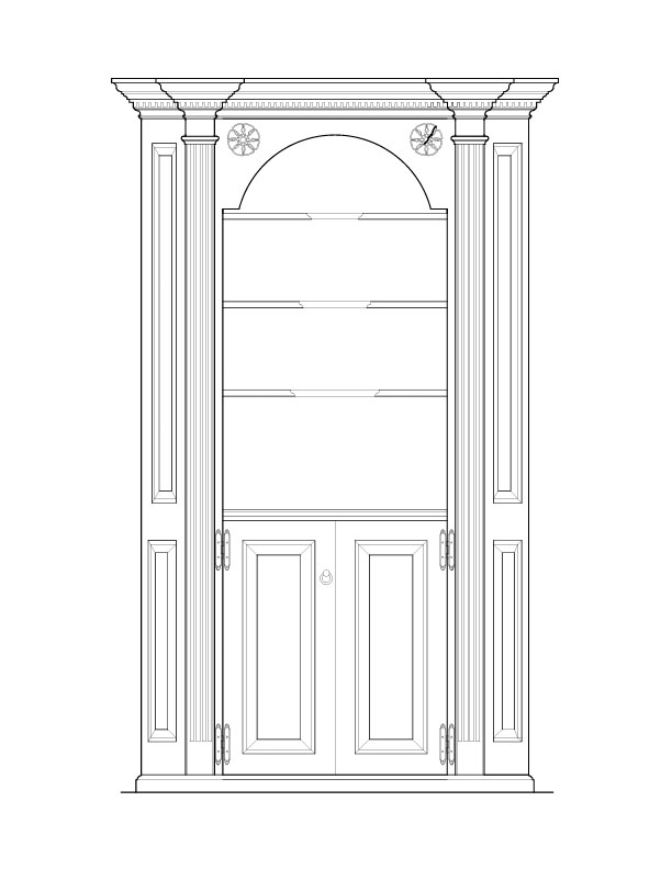 CORNER CUPBOARD