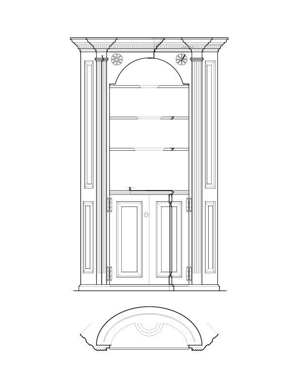 CORNER CUPBOARD
