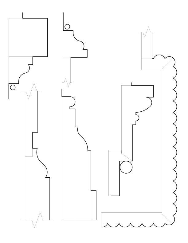 VESTIBULE MOULDINGS