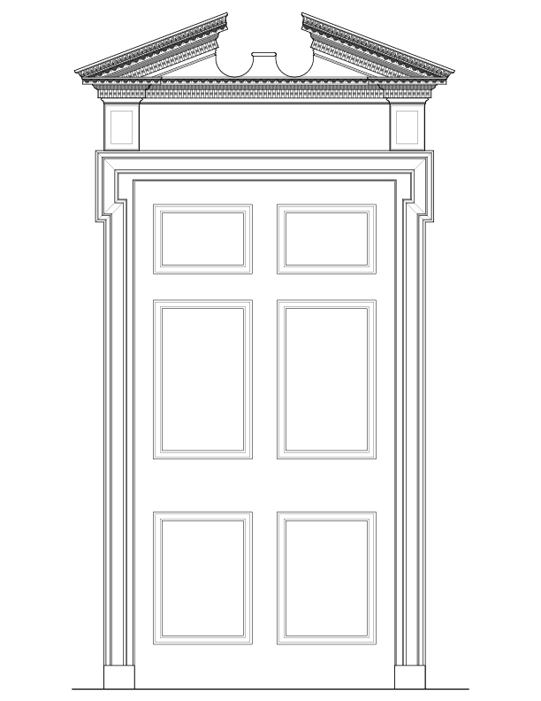 DOORWAY ELEVATION