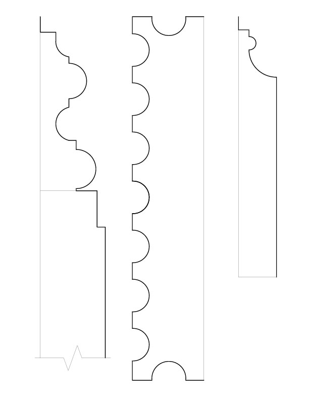 VESTIBULE MOULDINGS