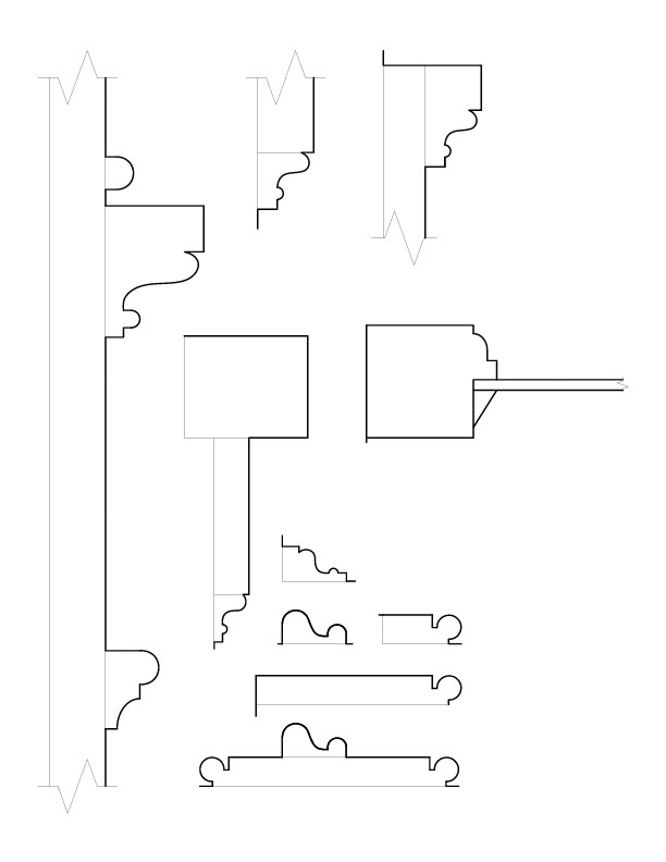 VESTIBULE MOULDINGS