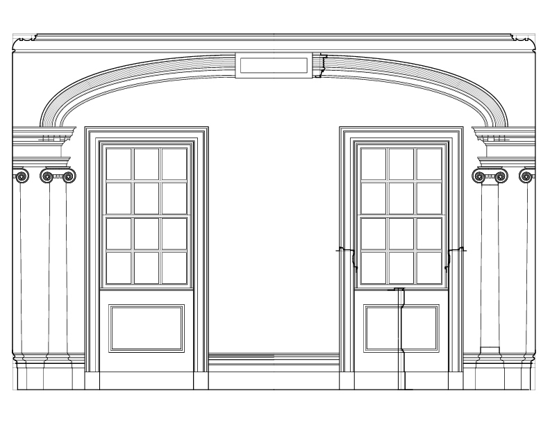 LIVING ROOM ELEVATION