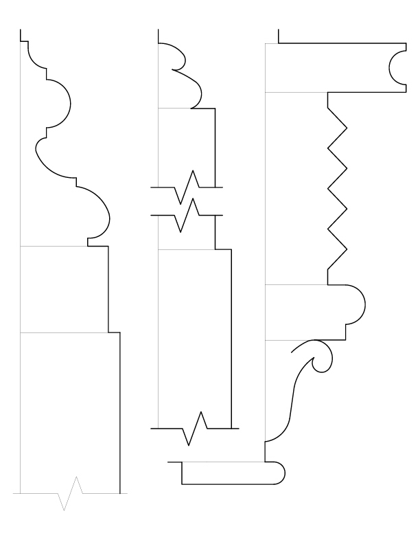 LIVING ROOM MOULDINGS