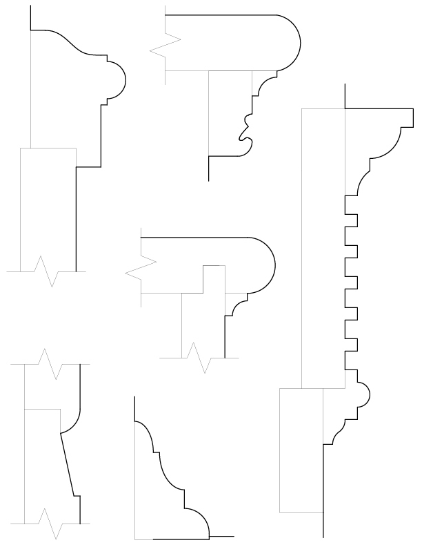 MAIN STAIR MOULDING DETAILS