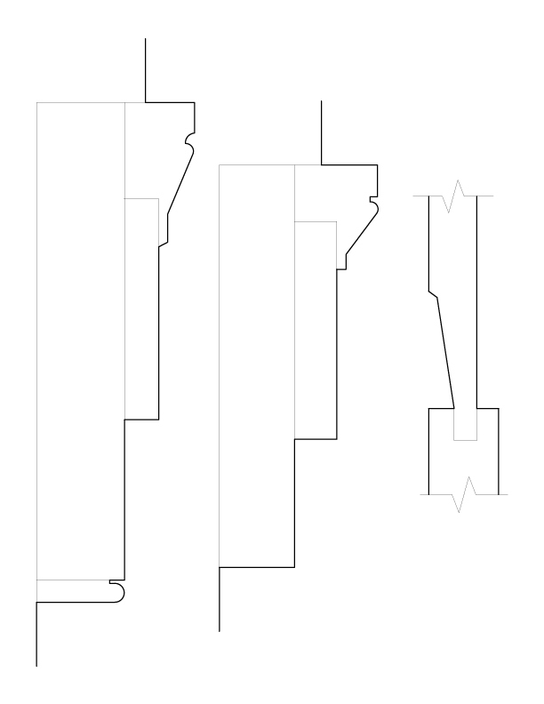 DOOR NO. 105 MOULDINGS