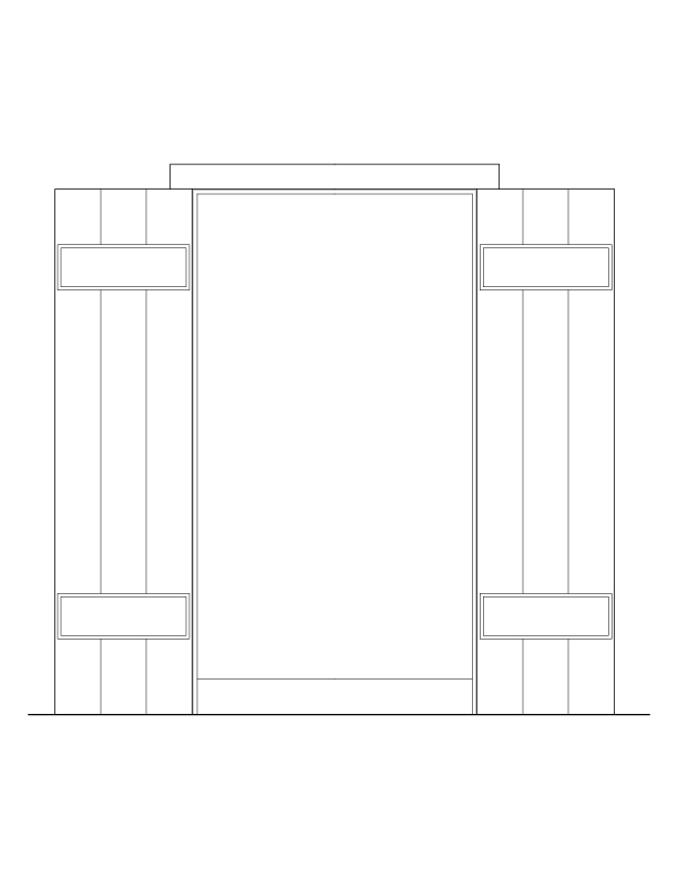 DOOR NO. 110 ELEVATION