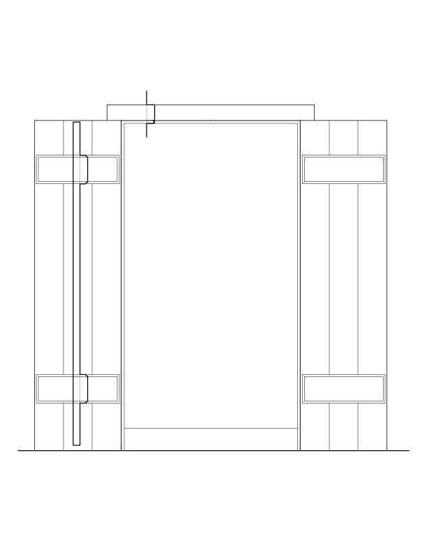 DOOR NO. 110 ELEVATION