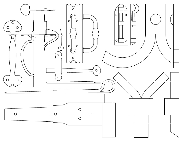 DETAILS OF IRON WORK