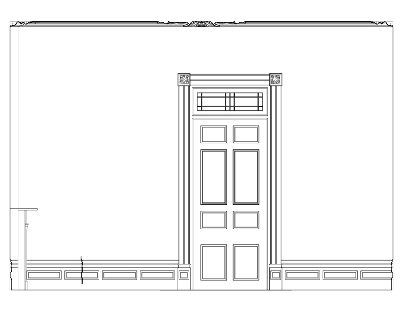 ROOM 102 NORTHEAST ELEVATION