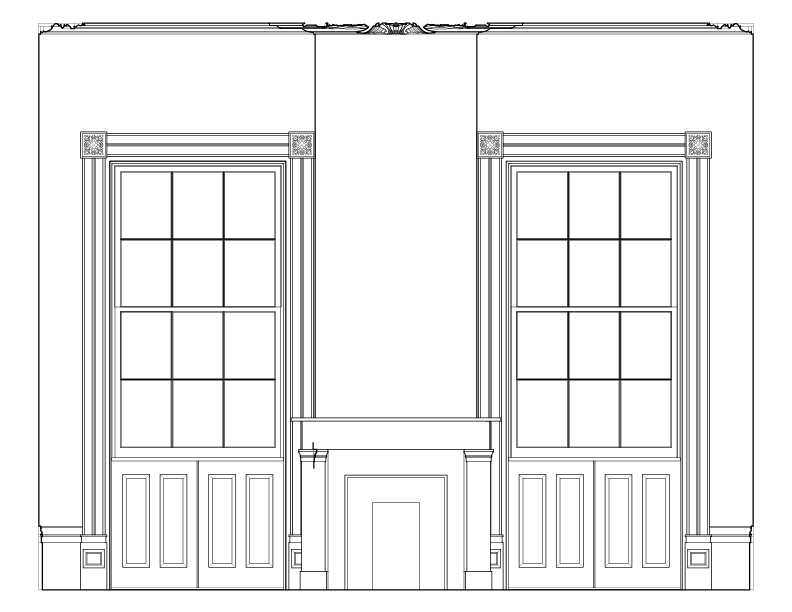 ROOM 102 NORTHWEST ELEVATION