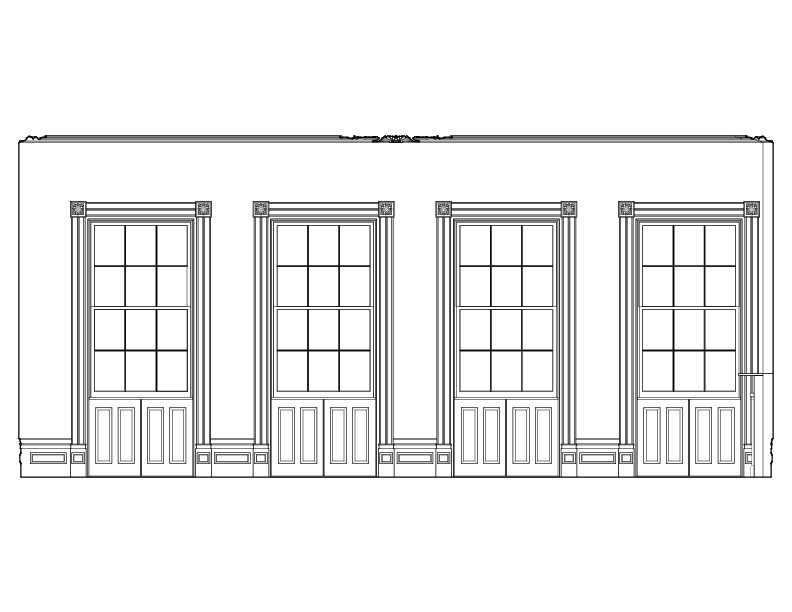 ROOM 101 NORTHEAST ELEVATION
