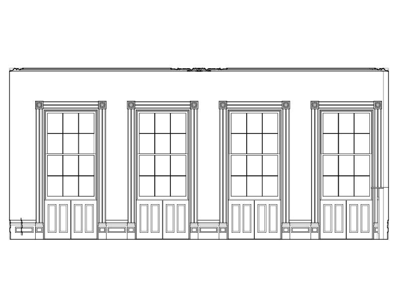 ROOM 101 NORTHEAST ELEVATION