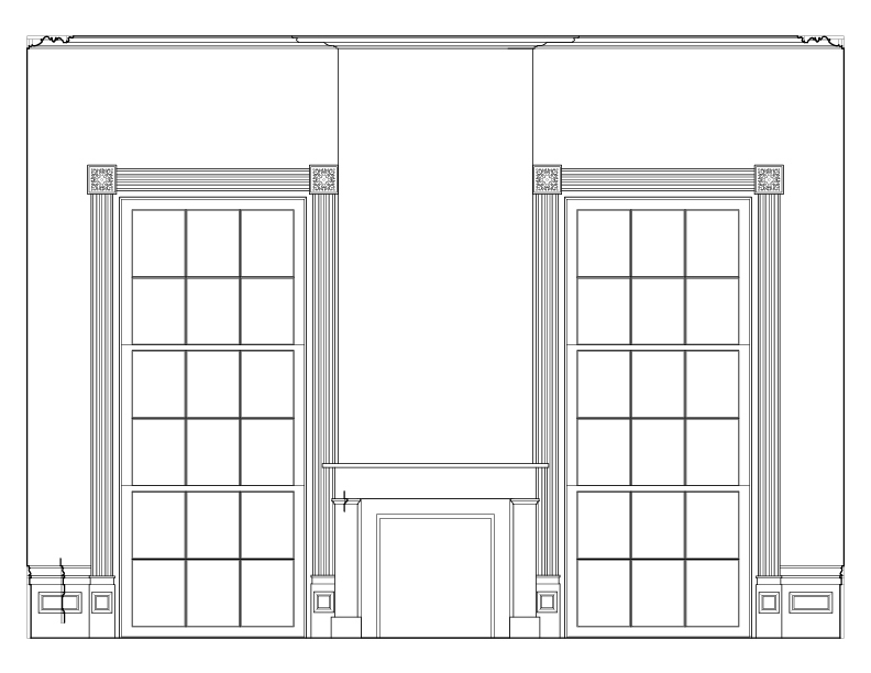 ROOM 202 NORTHWEST ELEVATION