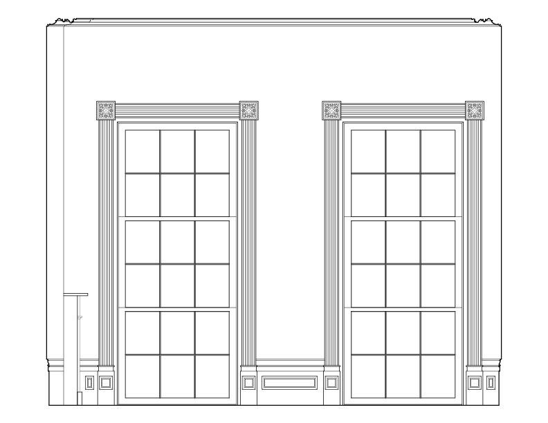 ROOM 201 NORTHEAST ELEVATION