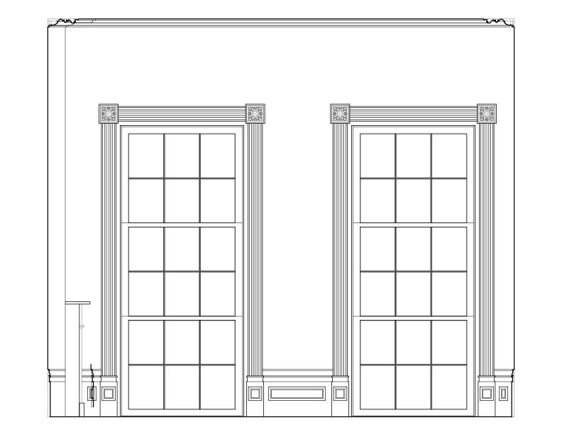 ROOM 201 NORTHEAST ELEVATION