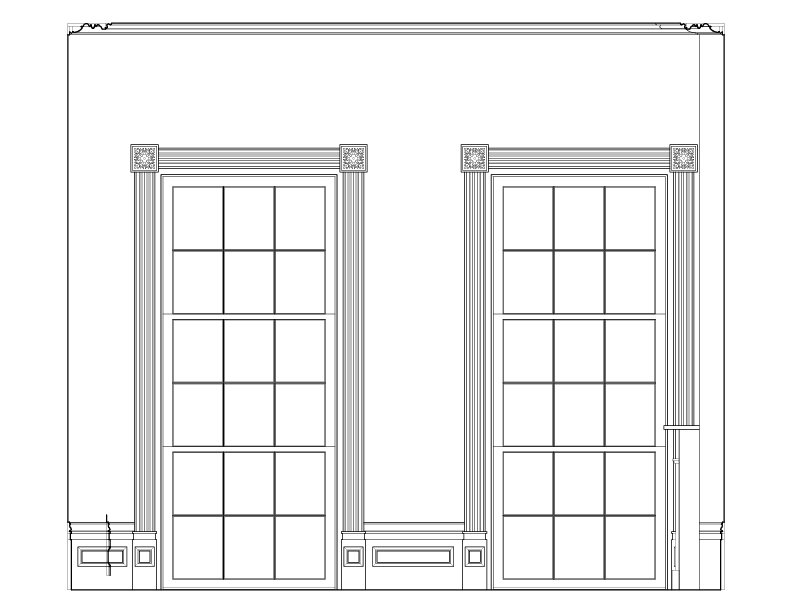 ROOM 203 NORTHEAST ELEVATION