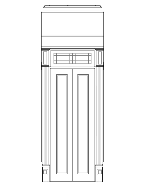 DOOR 1O1 INTERIOR ELEVATION