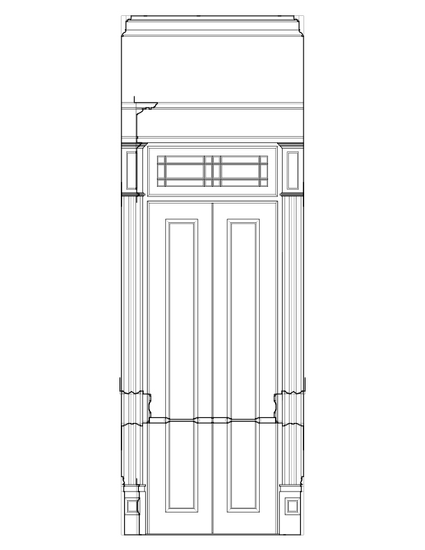 DOOR 1O1 INTERIOR ELEVATION