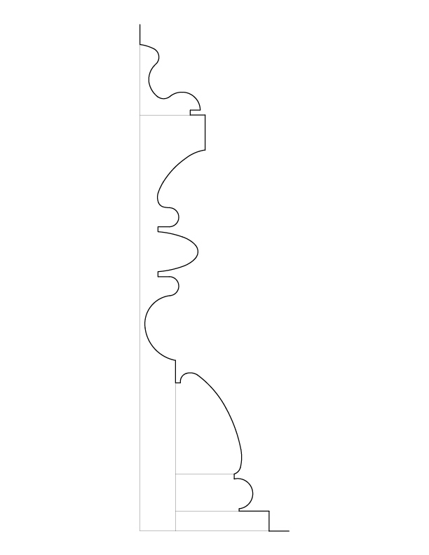 MAIN STAIRWAY MOULDINGS