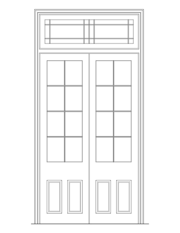 DOOR 201 INTERIOR ELEVATION
