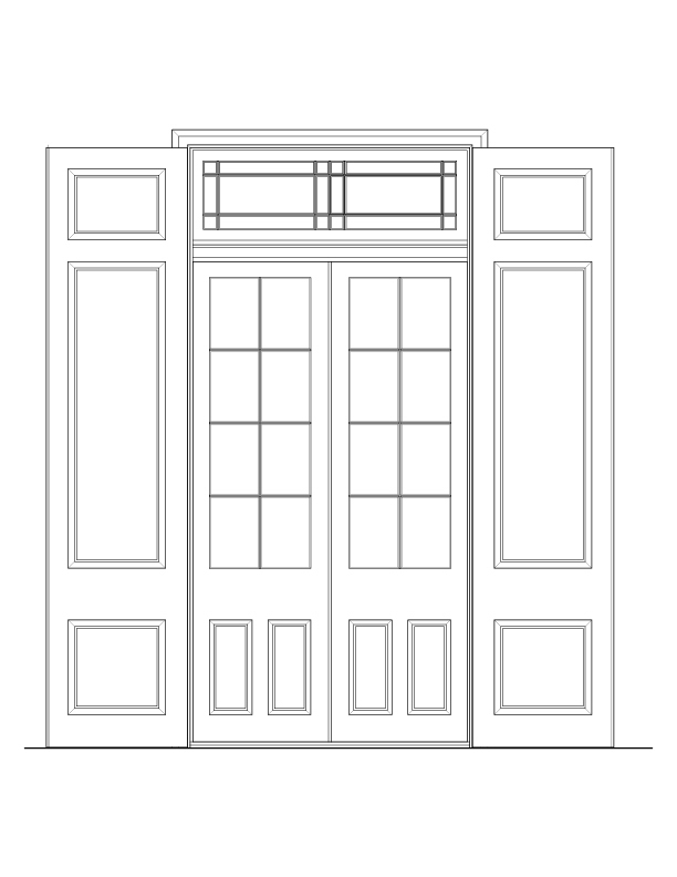 DOOR 201 EXTERIOR ELEVATION