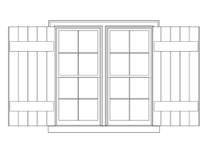 WINDOW 2C EXTERIOR ELEVATION