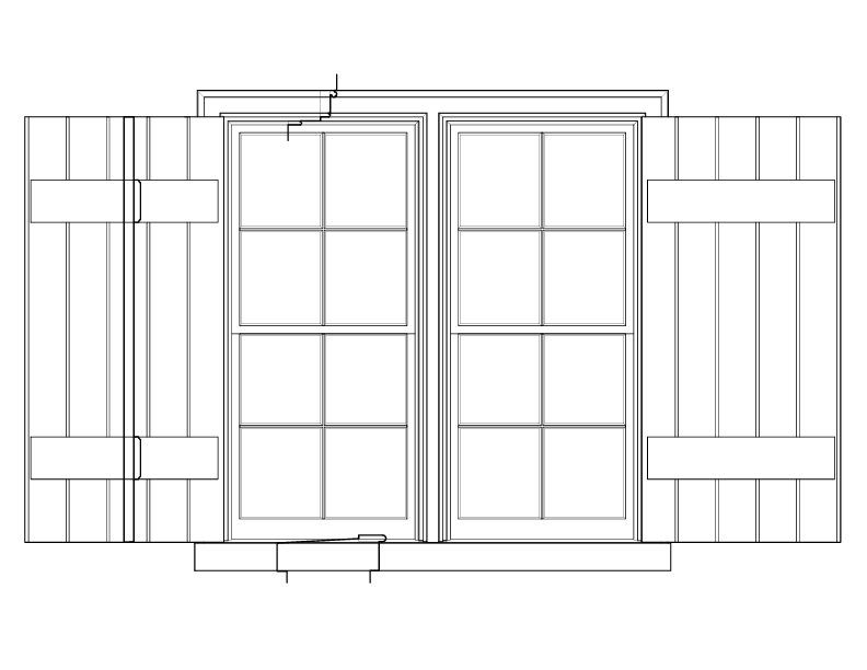WINDOW 2C EXTERIOR ELEVATION