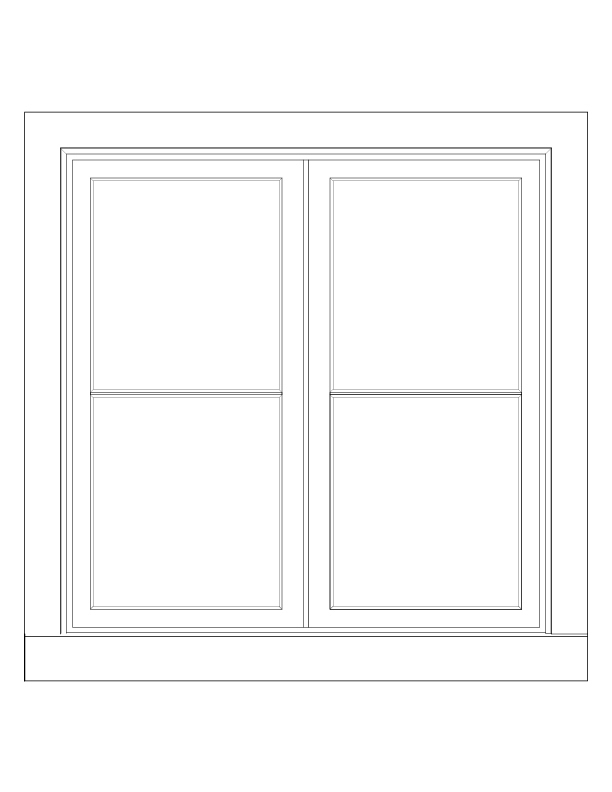 WINDOW 3A EXTERIOR ELEVATION