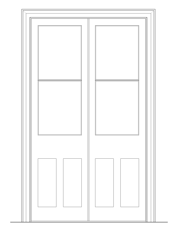 DOOR 301 INTERIOR ELEVATION
