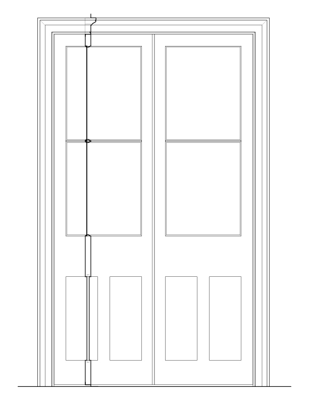 DOOR 301 INTERIOR ELEVATION