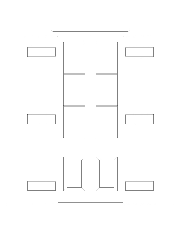 DOOR 3 EXTERIOR ELEVATION
