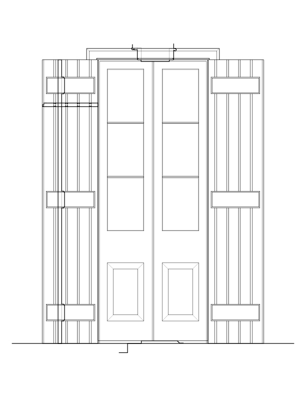 DOOR 3 EXTERIOR ELEVATION