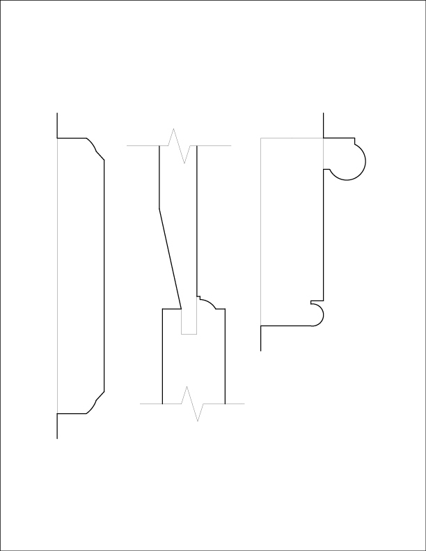 DOOR 3, 5, & 207 MOULDINGS