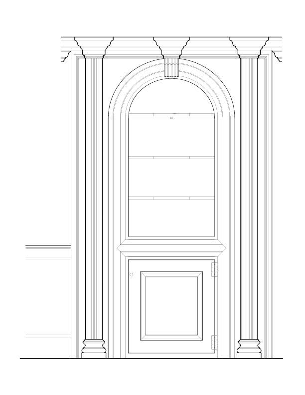 CORNER CUPBOARD