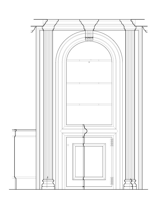 CORNER CUPBOARD
