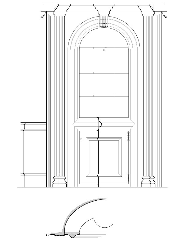 CORNER CUPBOARD